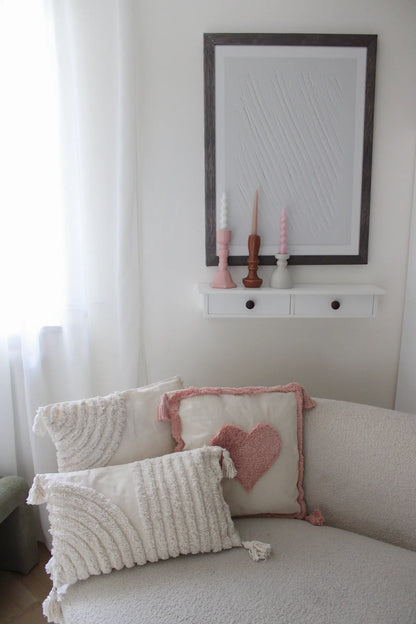 candelabri decorativi miliblum in ceramica con federe decorative miliblum arco di luce e soft dreams