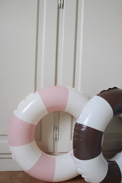salvagenti bambino miliblum decorazione dettaglio rosa e marrone