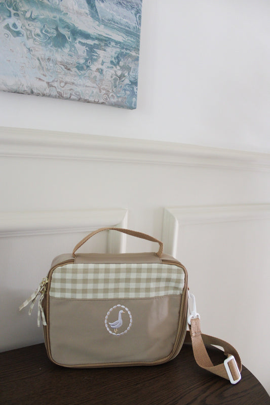 borsa termica miliblum milly on the go tessuto beige