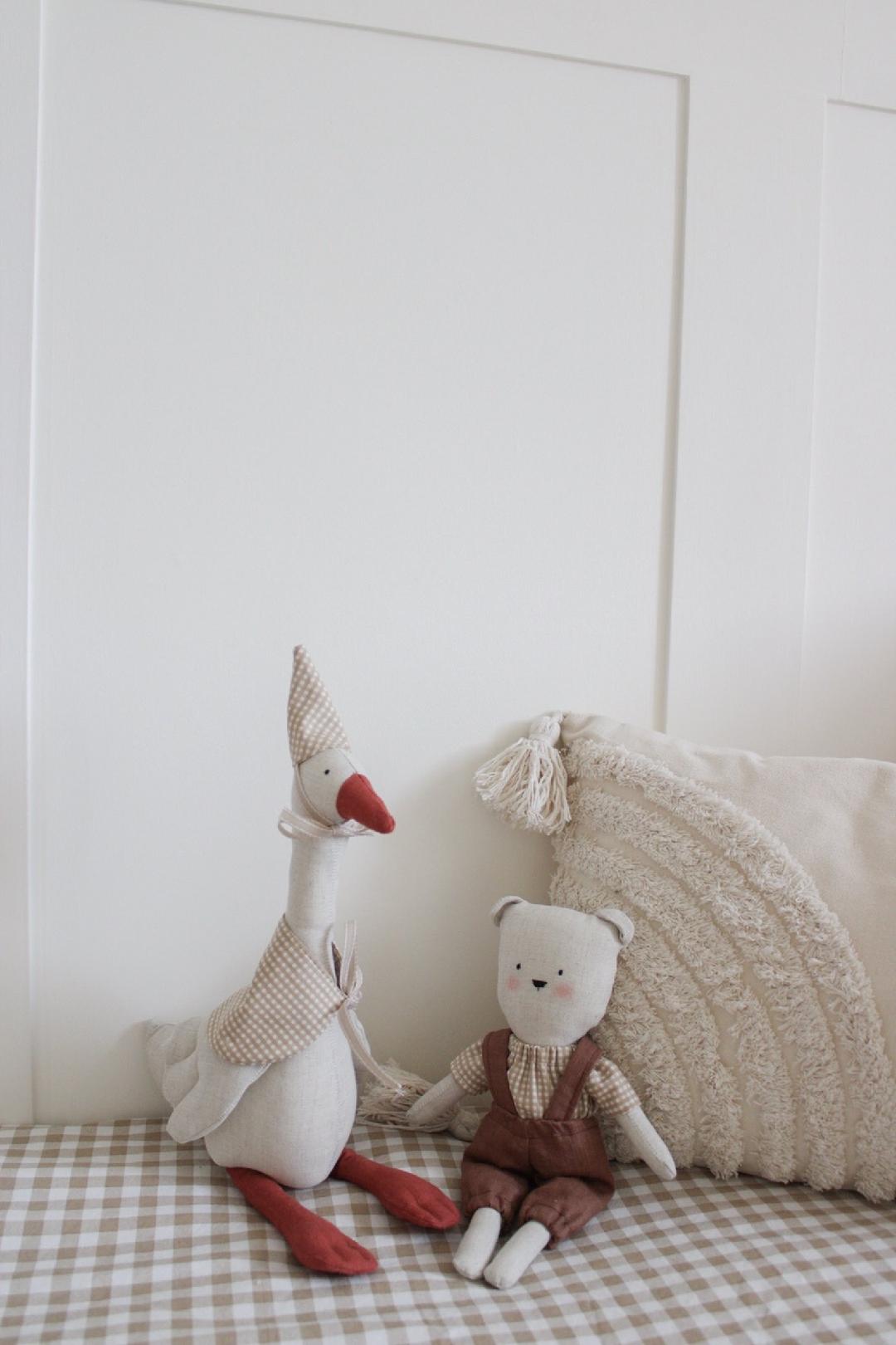 milly e lou pupazzi miliblum artigianali oca e orso
